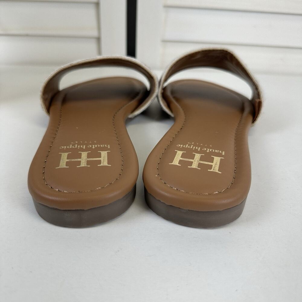 Haute Hippie Style Embro Slide Sandal Geometric Southwest Aztec Flat Shoe Size 7 - Picture 5 of 9